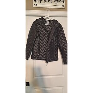 Free Country Black Puffer Jacket Medium